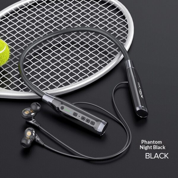 Heavy-bass Neckband Bluetooth Earphones With Ultra-long Battery Lifewireless Neckband Design For Workouts