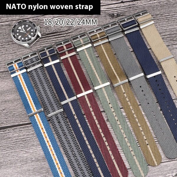 Nylon Woven Canvas Watch Strap