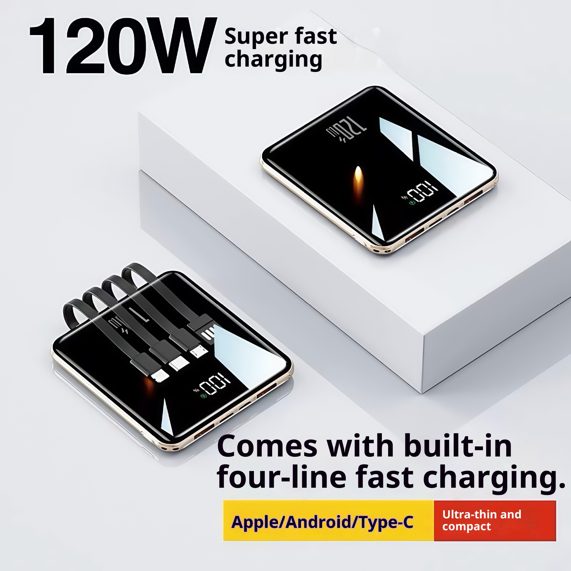 Super Fast Charge With Cable Mirror Enterprise Gift Mobile