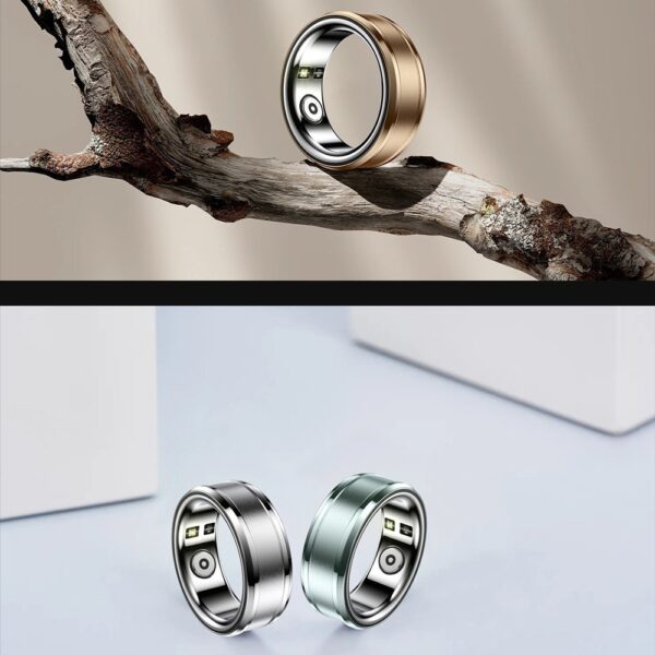Smart Ring For Heart Rate Blood Oxygen Blood Pressure Sleep Monitoring Step Counting And Fitness Tracking