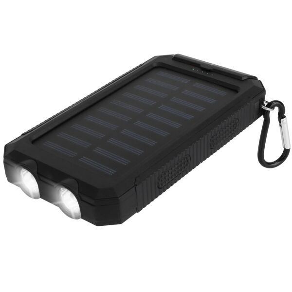 1Pc 1W MAh Solar Power Bank External Battery Pack Dual USB Interface Outdoor Cha