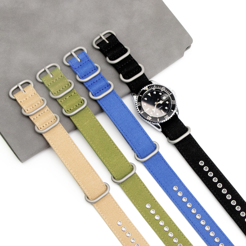 Canvas Nylon Thickened Watch Band - Image 2