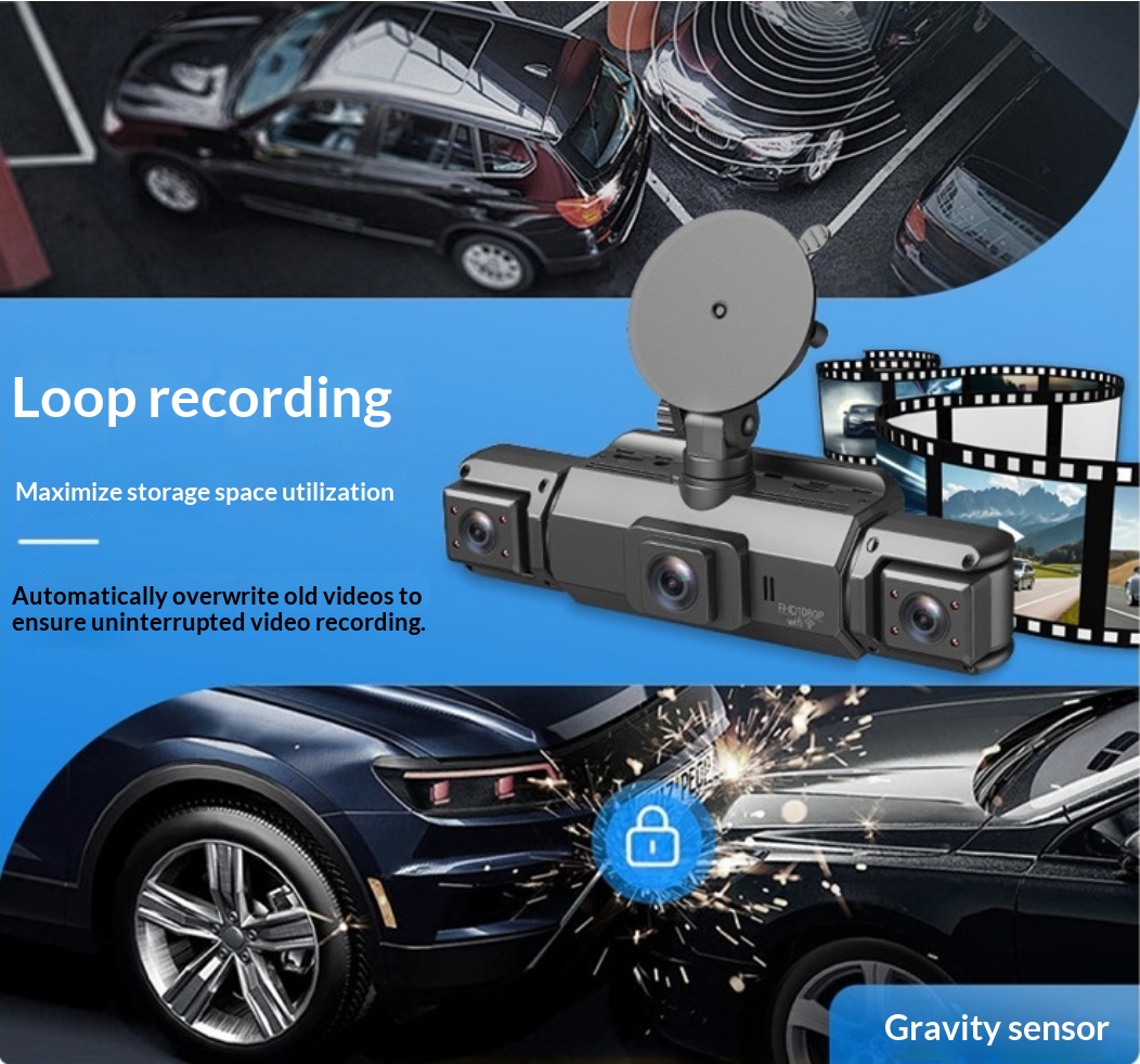 The 4K 1080P HD Dashcam Supports Smartphone Connectivity - Image 3