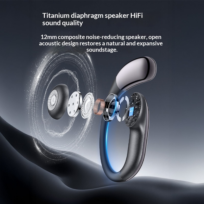 Long-lasting Over-ear Noise-canceling Wireless Bluetooth Earbuds - Image 3