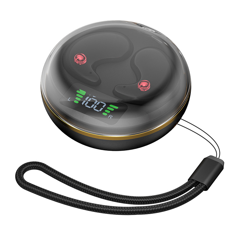 New Bluetooth Wireless TWS Sleep Headphones Binaural Mini Portable Digital Display - Image 2