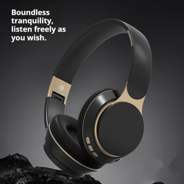 Headset Bluetooth Headset Retractable Folding Sports Card Heavy Bass Wireless Headset