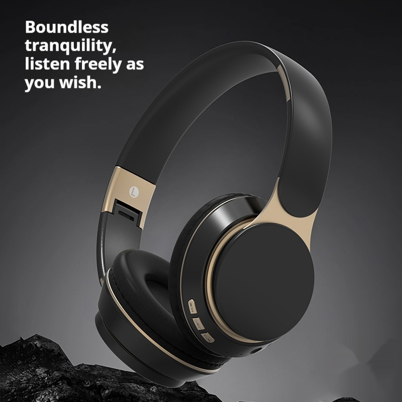 Headset Bluetooth Headset Retractable Folding Sports Card Heavy Bass Wireless Headset