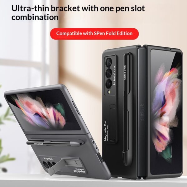 Personalized Matte Double-Flip Folding Screen Ultra-Thin Stand Phone Case