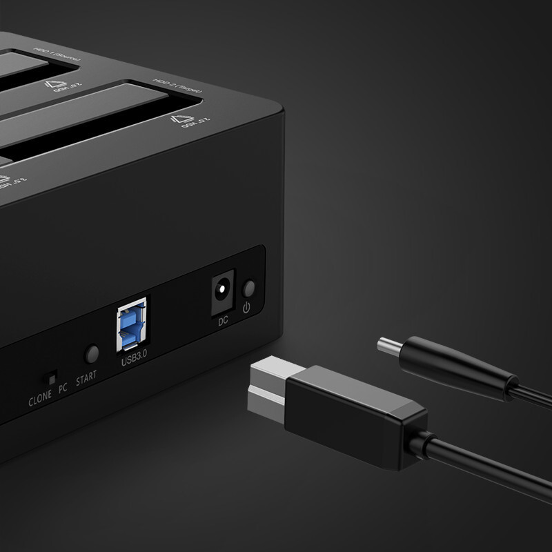 ORICO 6629US3 Dual-disk USB30 Mobile Hard Disk Box Holder Offline Copy Box - Image 3