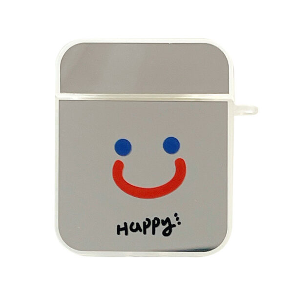Compatible with Apple, Smile Makeup Mirror For AirPodsPro Protective Case