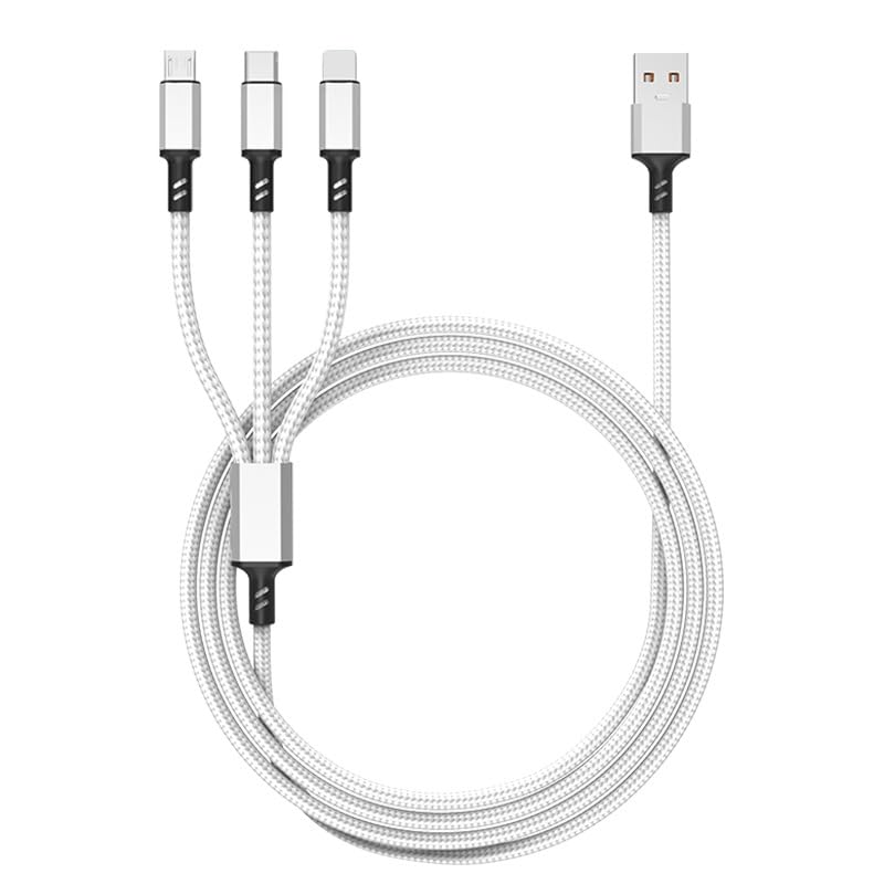 Charging Cable Cell Phone Charger Cord For Type C Micro USB 3 In 1 - Image 3