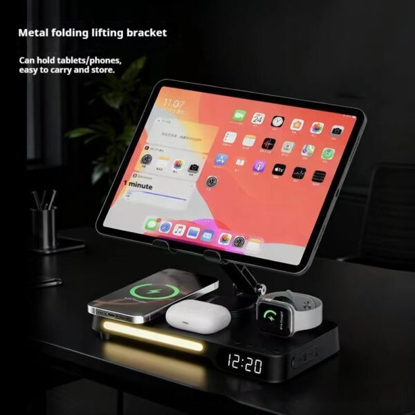 Aluminum Alloy 7-in-1 Wireless Fast Charger - FastPickStore
