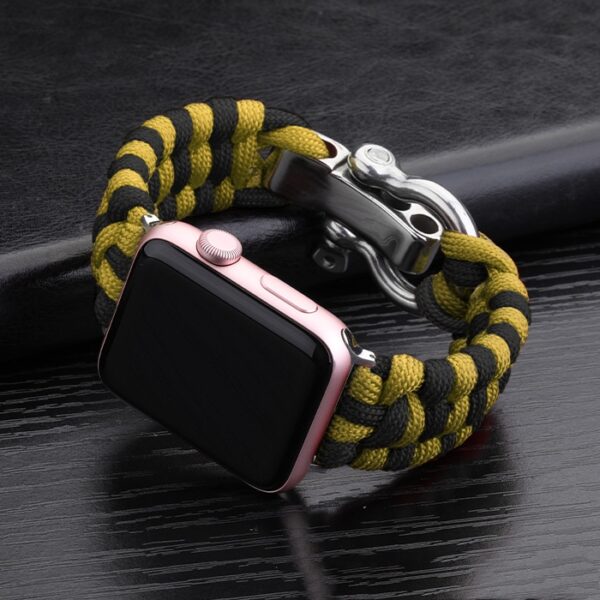 Nylon Sports Iwatch38424044mm Woven Steel Buckle Strap