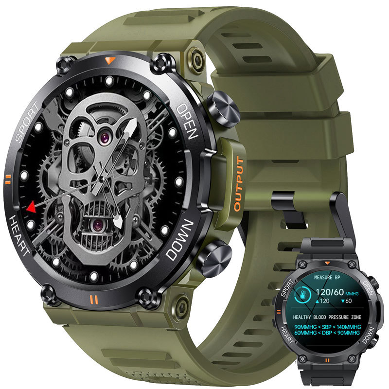 Call Music Weather Heart Rate Blood Pressure Smart Watch - Image 2