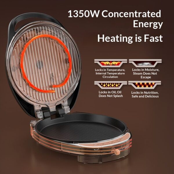 New Large Electric Griddle Extra-large And Deep Multi-functional