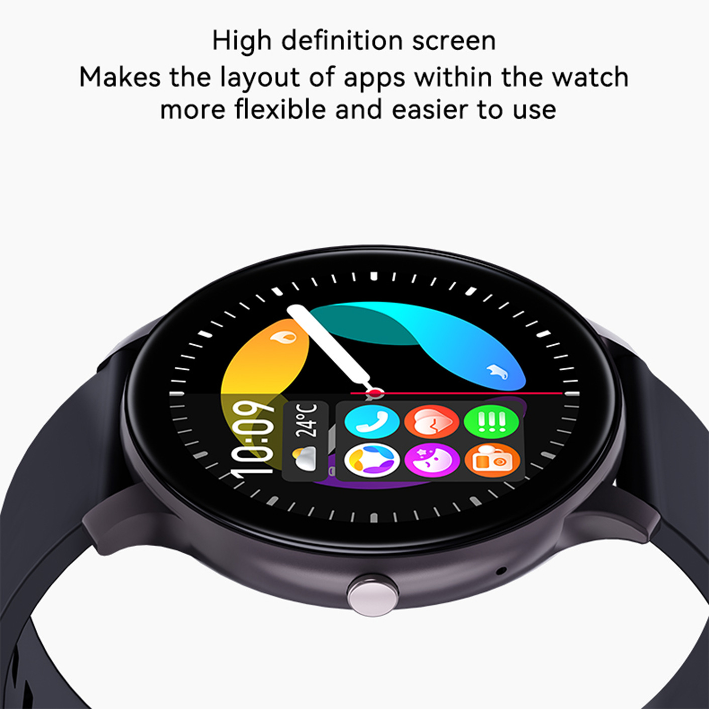 Blood Pressure Blood Oxygen Health Detection Bluetooth Calling Game Music Sport Step Counting Smart Watch - Image 3