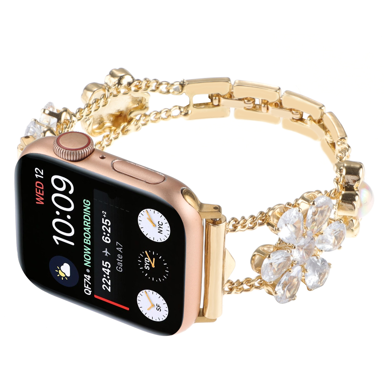 Six-petal Flower Double-chain Watch Strap - Image 3