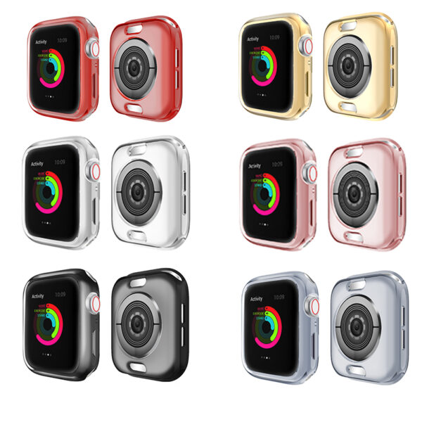 Suitable For Apple's Fourth-generation Watch Case TPU Protective Case
