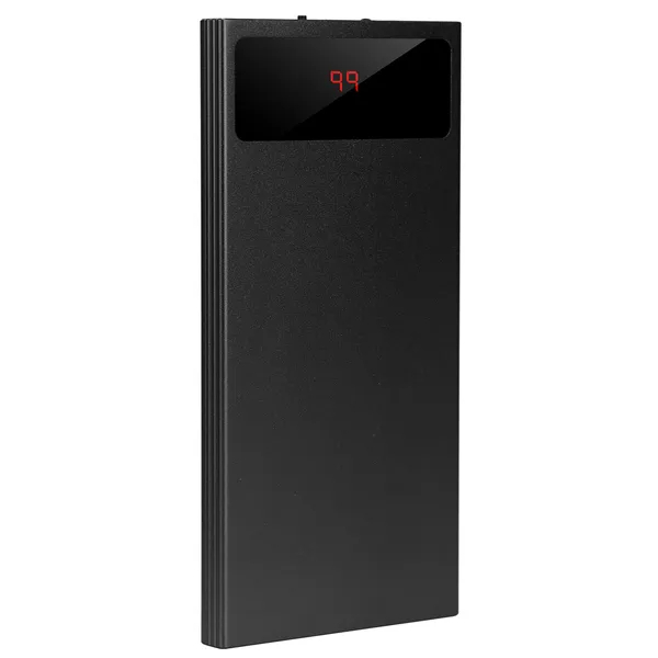20000mAh Power Bank Ultra Thin External Battery Pack Phone Charger Dual USB Flashlight Battery Remain Display - Image 3