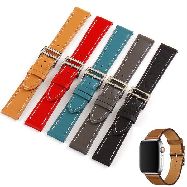 Genuine Leather Single Ring Shi First Layer Cowhide Strap