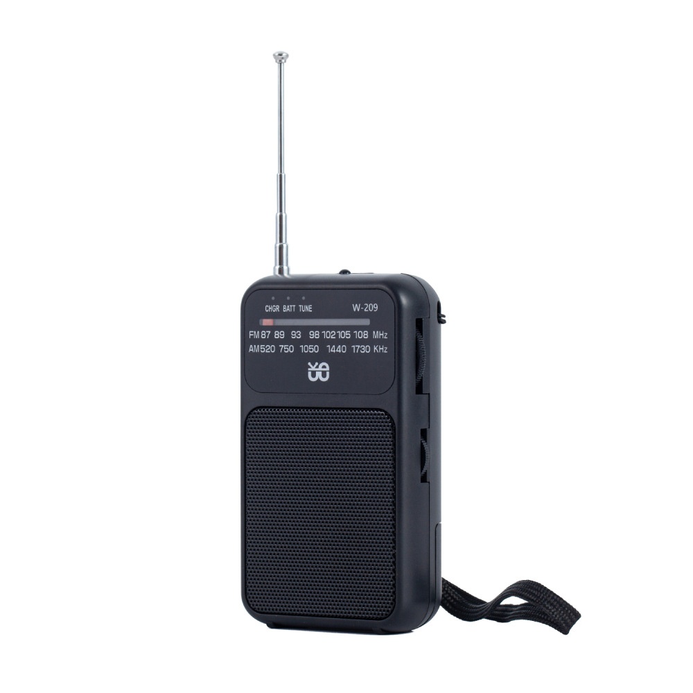 Radio Dual Power Supply With Flashlight FMAM Pointer Pocket Portable - Image 5