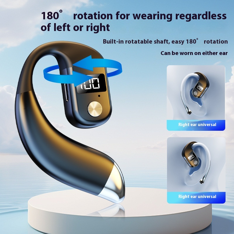 Digital Display 5.4 Over The Ear 30h Ultra Long Battery Life Bluetooth Earphones - Image 3
