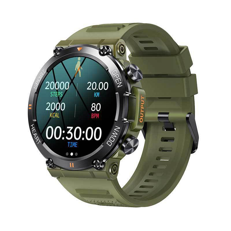 Call Music Weather Heart Rate Blood Pressure Smart Watch - Image 4