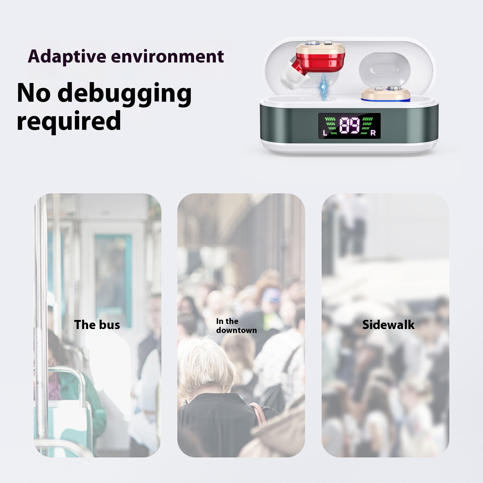 Charging Digital Display Sound Amplifier Hearing Auxiliary Equipment - Image 3