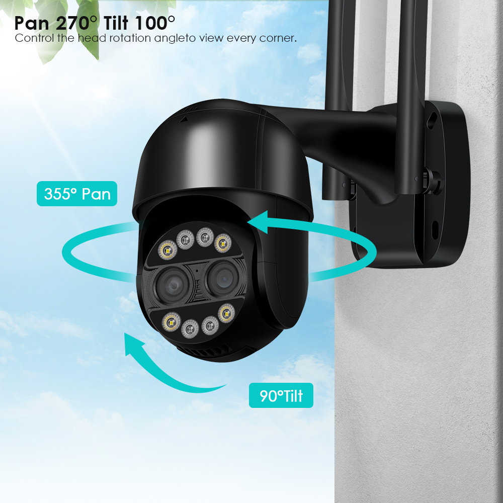 Megapixel Wifi Camera Onvif Outdoor Yuntai Webcam 4K - Image 3