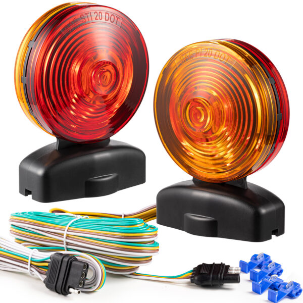 LED Anti-collision Anti-rear-end Magnetic Suction