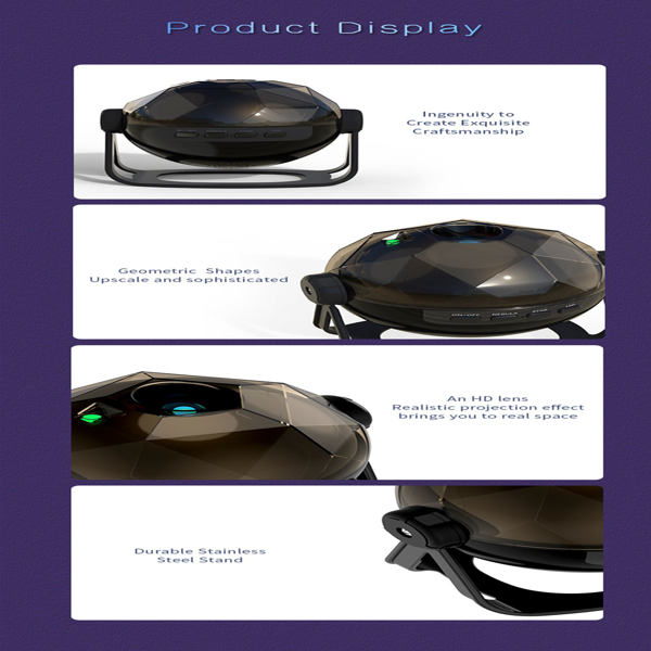 Galaxy Starry Sky Projection Lamp, Indoor Atmosphere Lighting Decoration - Image 3