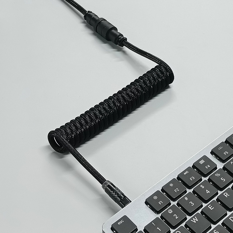 8K Magnetic Shaft Machinery Keyboard Cable Keyboard Cable Aviation Incense Inserted Spring Wire - Image 3