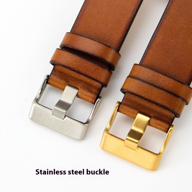 Retro Leather Watch Band Men - Image 3