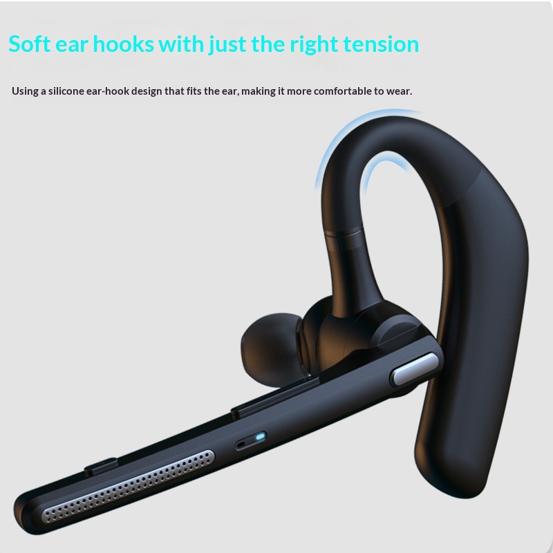 Single-ear Wireless Bluetooth Earhook Noise-canceling Headphones - Image 2