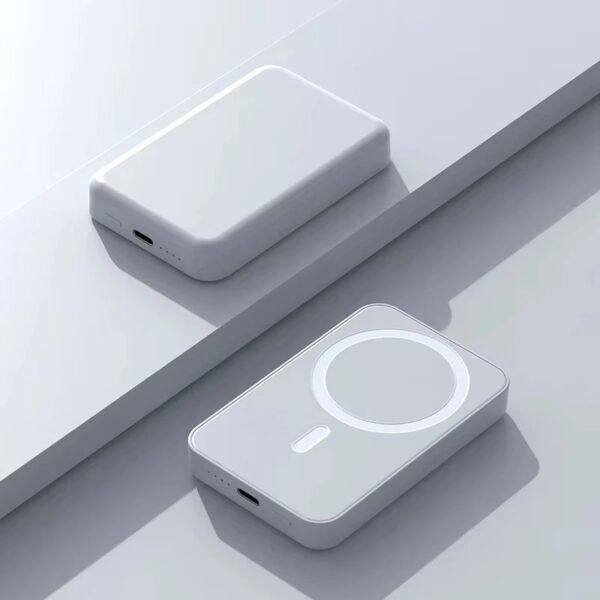 20W Power Bank With Magnetic Closure, 10000mAh, Portable, Wireless, Fast Charging, MagSafe Compatibl - FastPickStore