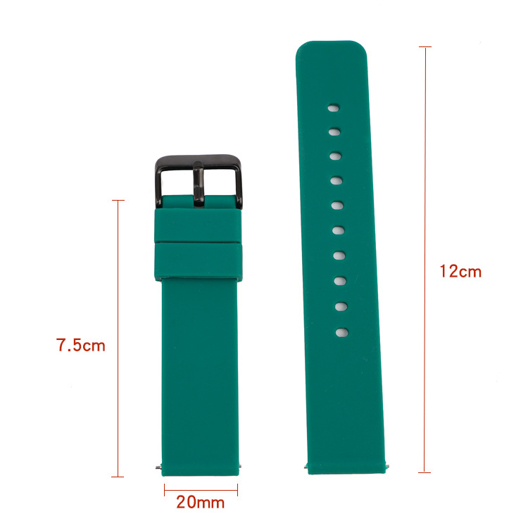Multicolor Silicone Waterproof Smart Watch Band - Image 2