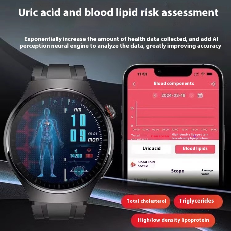 Detection Multi-function Monitoring Watch Health Sports High Precision - Image 3