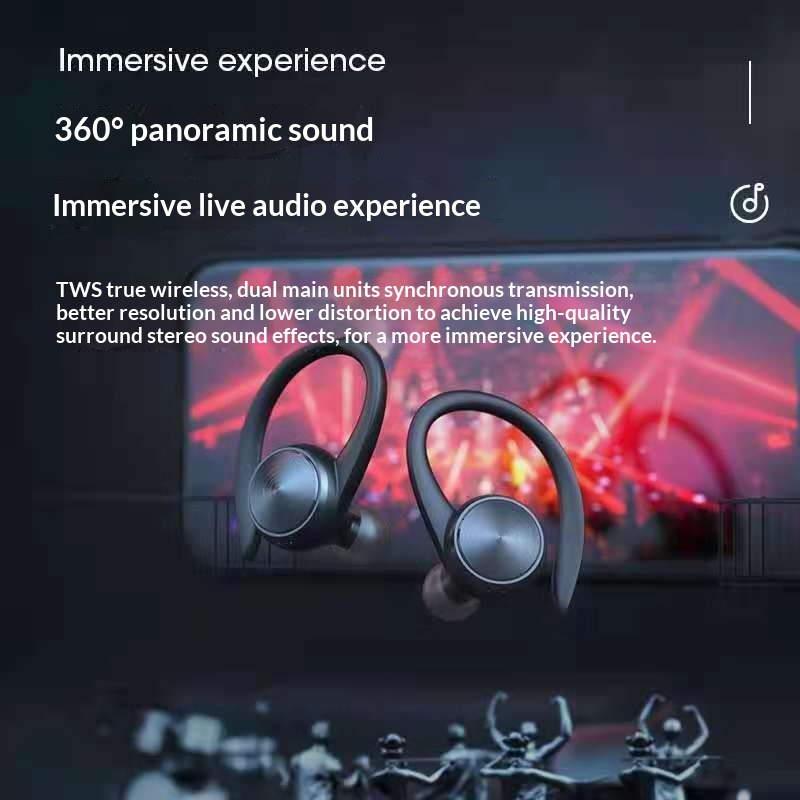 R200 TWS Wireless Sports Bluetooth Earbuds With Digital Display - Image 3