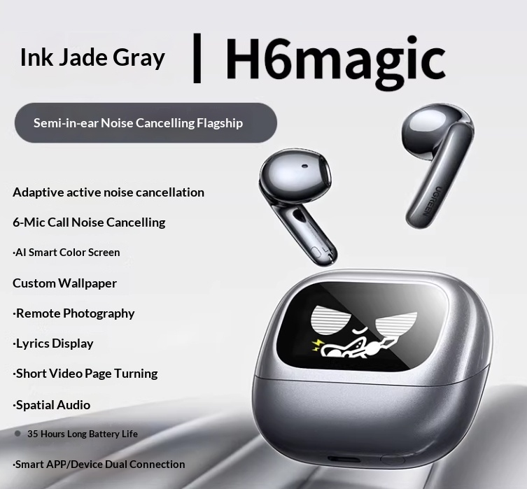 Active Noise-Canceling Semi-In-Ear Bluetooth Earbuds - Image 3