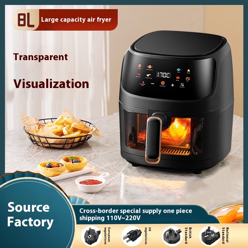 Home Visual Touch Screen Large Capacity Air Fryer - Image 2