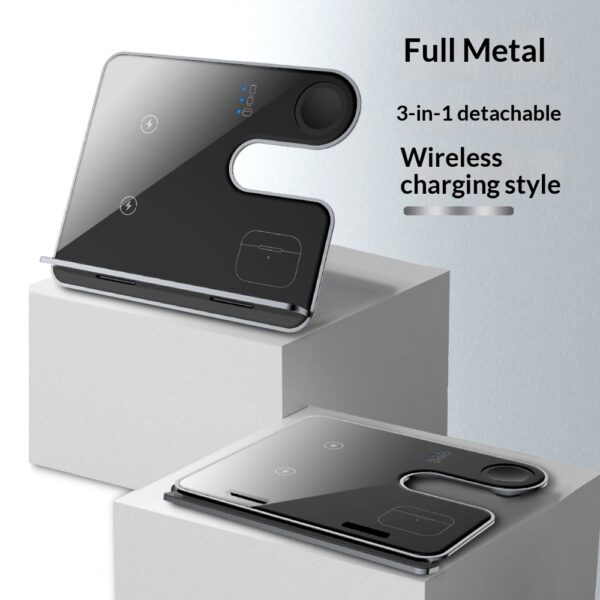 Magnetic 3-in-1 Wireless Charging Stand - FastPickStore