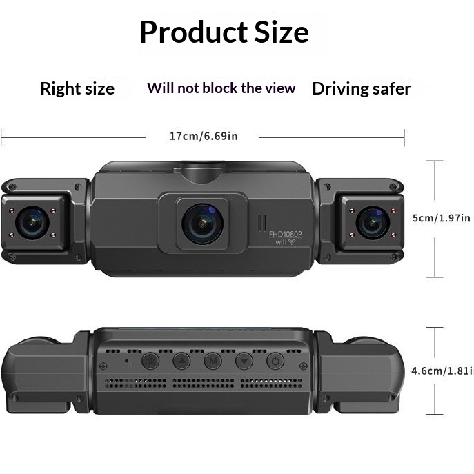 The 4K 1080P HD Dashcam Supports Smartphone Connectivity - Image 4