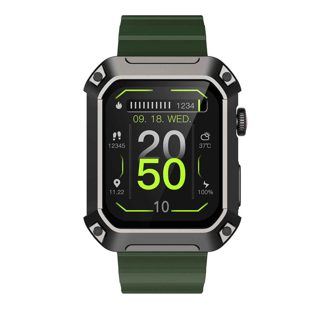Three-proof Heart Rate And Blood Pressure Sport Mode Smart Watch - Image 3