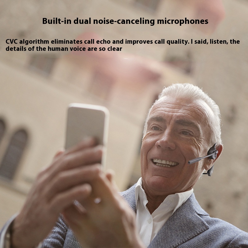 Bone Conduction Bluetooth Headset With CVC Dual Noise Reduction Microphone - Image 2