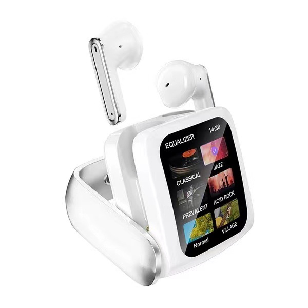 Full Touch Screen Bluetooth Headset Noise Reduction Card Long Endurance Smart Bluetooth Headset - Image 4