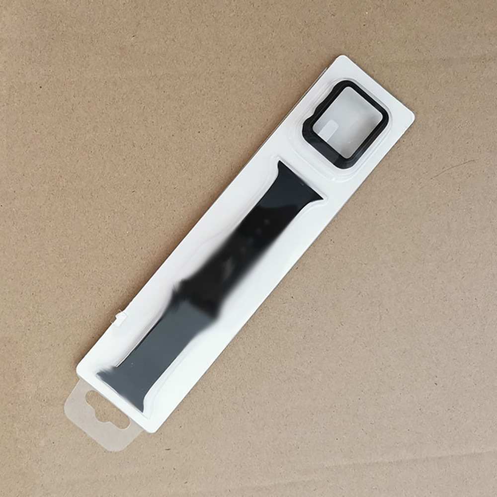 Compatible with Apple, Compatible with Apple , Suitable For Silicone Protective Case Set Watchband Iwatch Se 6 5 4 Pc Watch Case One 2-In-1
