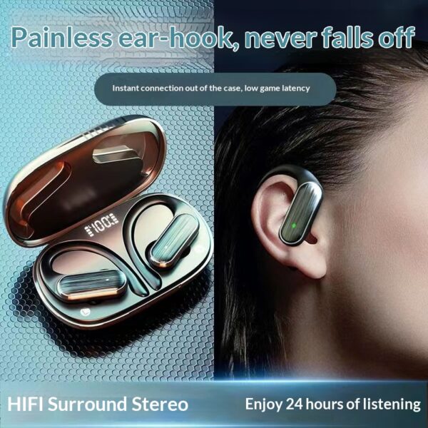 High-Capacity Smart Noise-Reducing Earbuds For Running And Sports