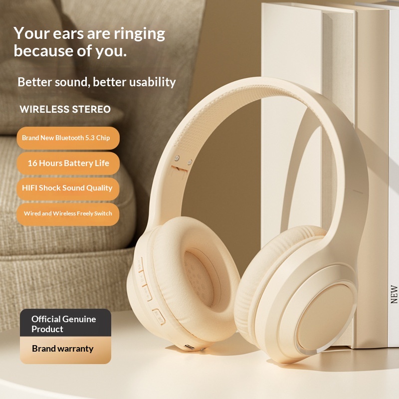 Bluetooth Over Ear Headphones With A Foldable All Around Ear Design And A Built In Card Slot - Image 2