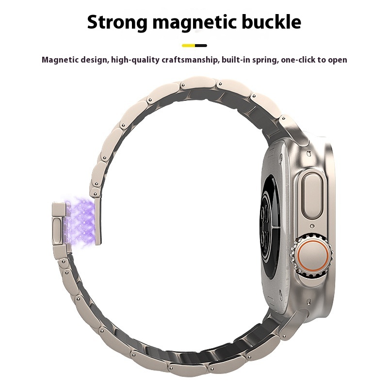 Women's Electronic Magnetic Snap Titanium Alloy Watch Strap - Image 2
