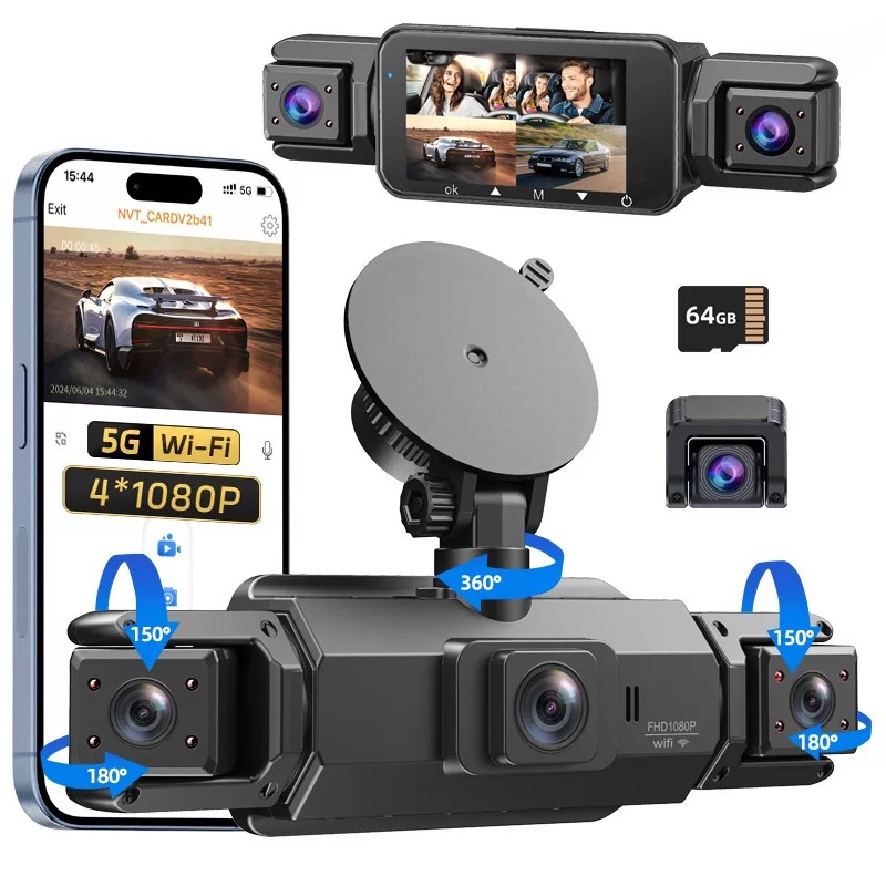The 4K 1080P HD Dashcam Supports Smartphone Connectivity - Image 2
